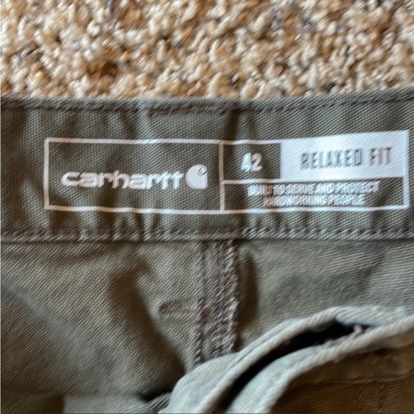 Carhartt Mens 42 Relaxed Fit Carpenter Shorts - Picture 2 of 4